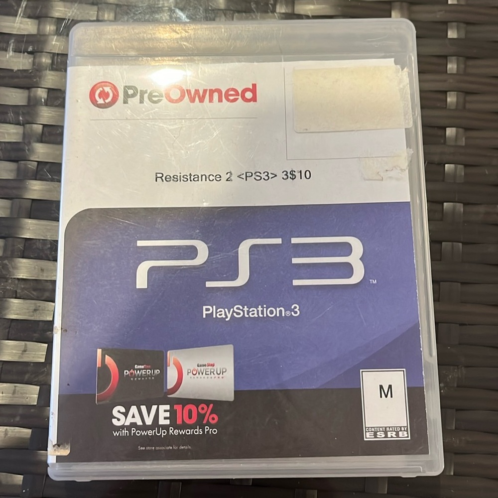 Resistance 2 for PlayStation 3 (replacement GameStop box)